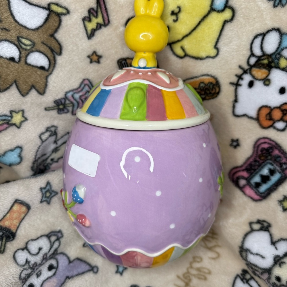 Colorful Ceramic Kids Toy Storage Jar - Picture 2 of 2